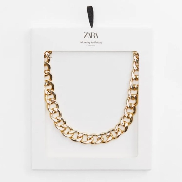 Zara Gold Link Necklace - Picture 4 of 5